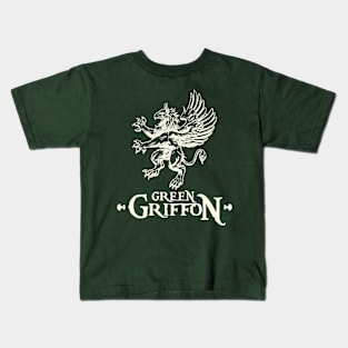 The Green Griffin - Green Griffon from Dungeons and Dragons design 2 Kids T-Shirt